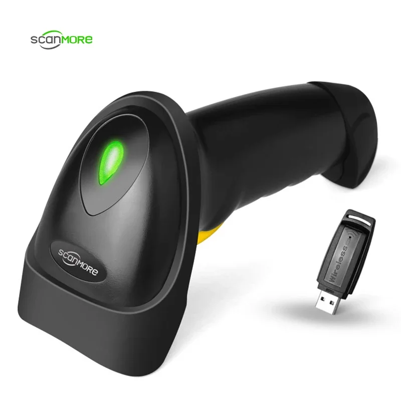 200 Scans/sec 1D handheld barcode scanner wireless barcode reader for windows