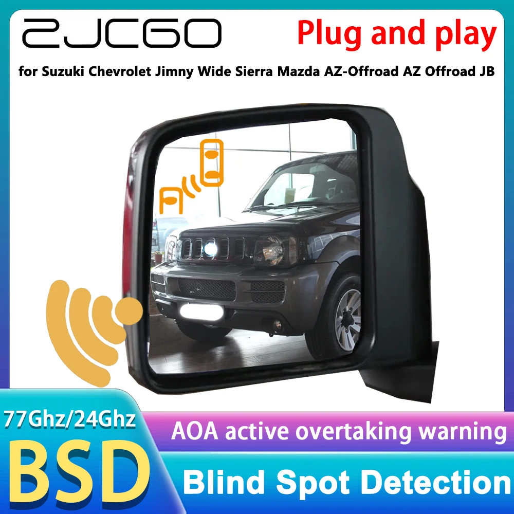 for Suzuki Chevrolet Jimny Wide Sierra Mazda AZ-Offroad AZ Offroad JB Blind Spot Assist Monitoring Detection BSM BSA BSD System