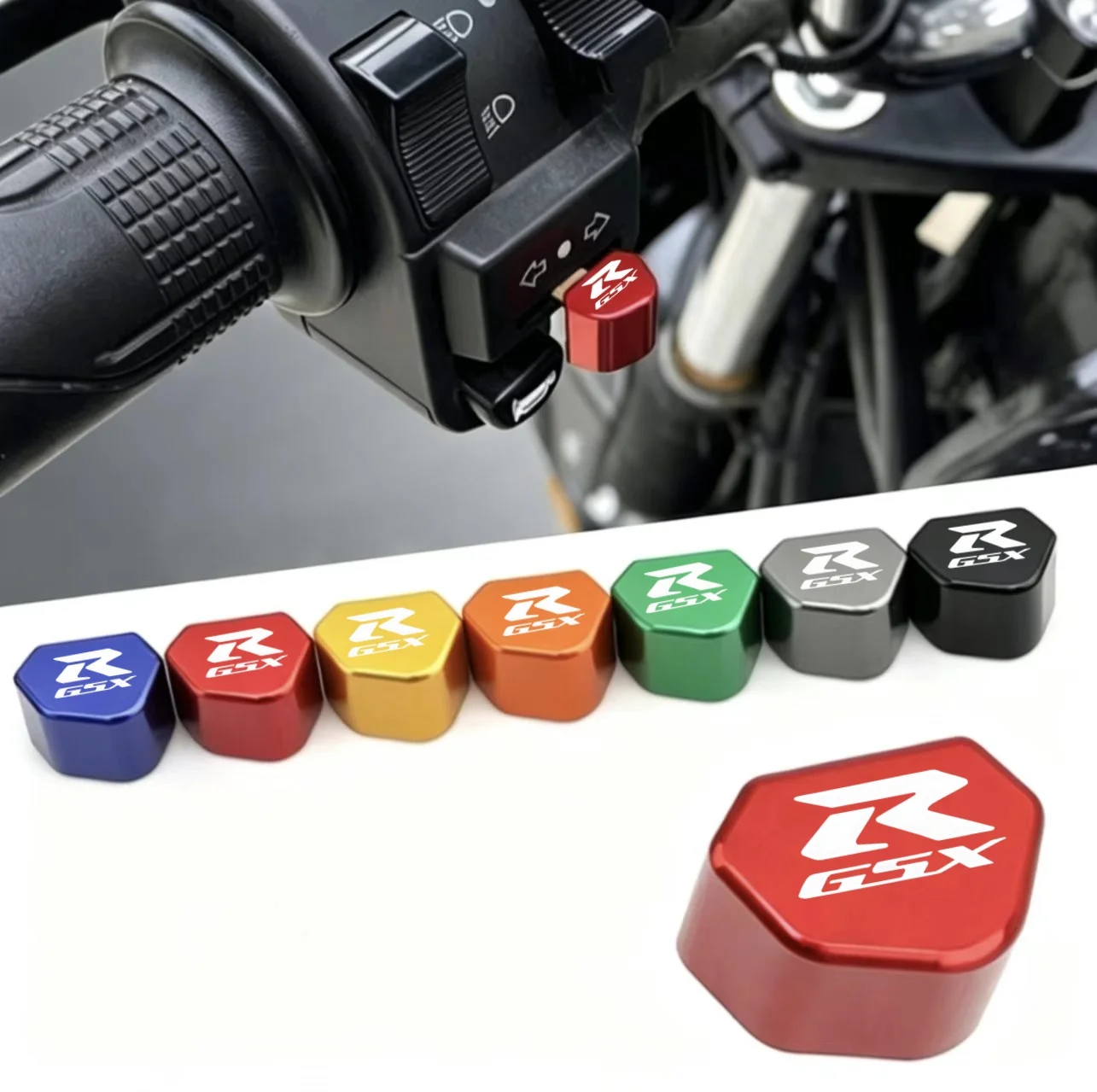 The latest motorcycle steering device signal button and front lamp switch button are applicable to the GSX-R series models.
