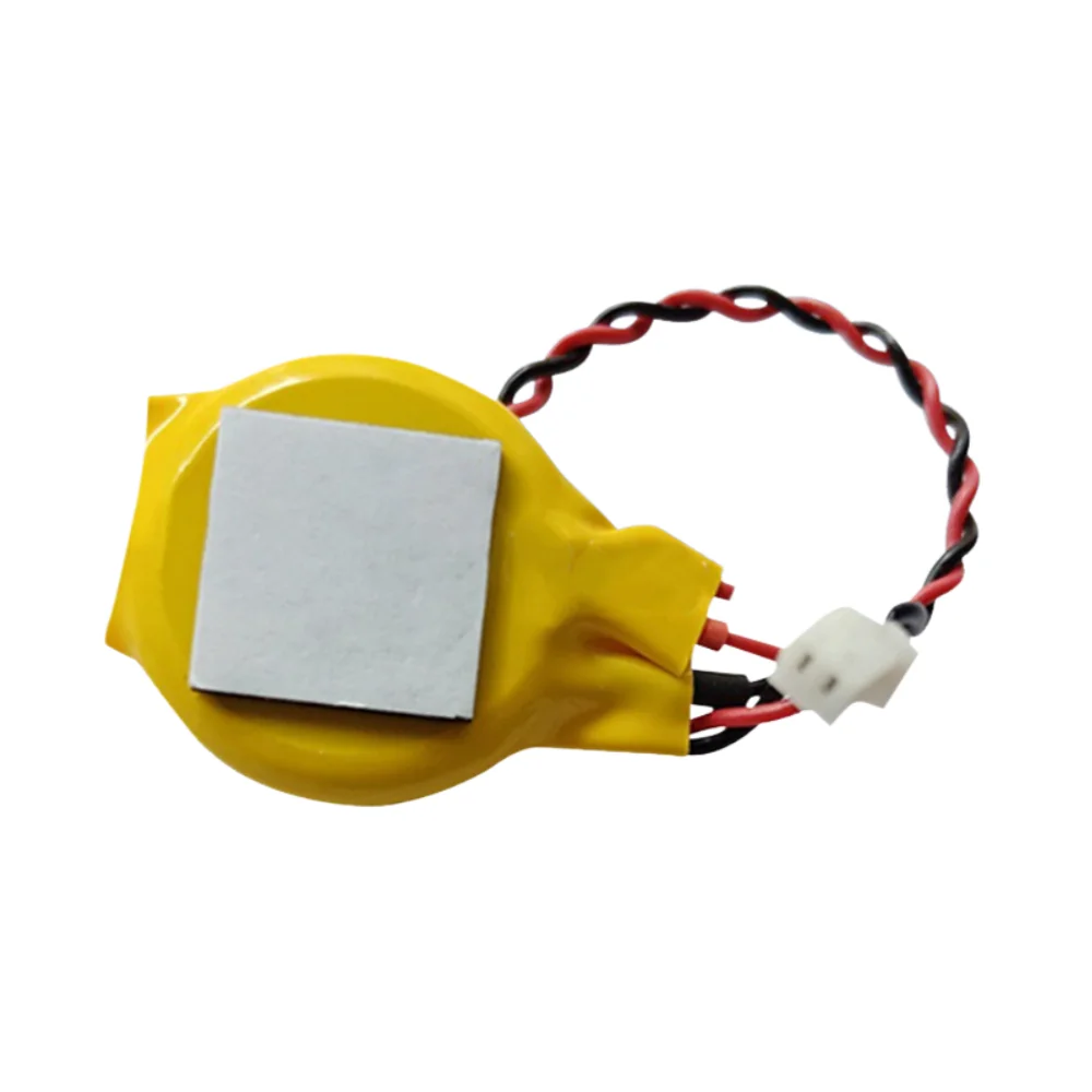 5PCS CR2032 CR2025 CR2016 3V Battery with 2Pin Wire Connector, Replaceable Laptop Motherboard BIOS CMOS Backup Battery