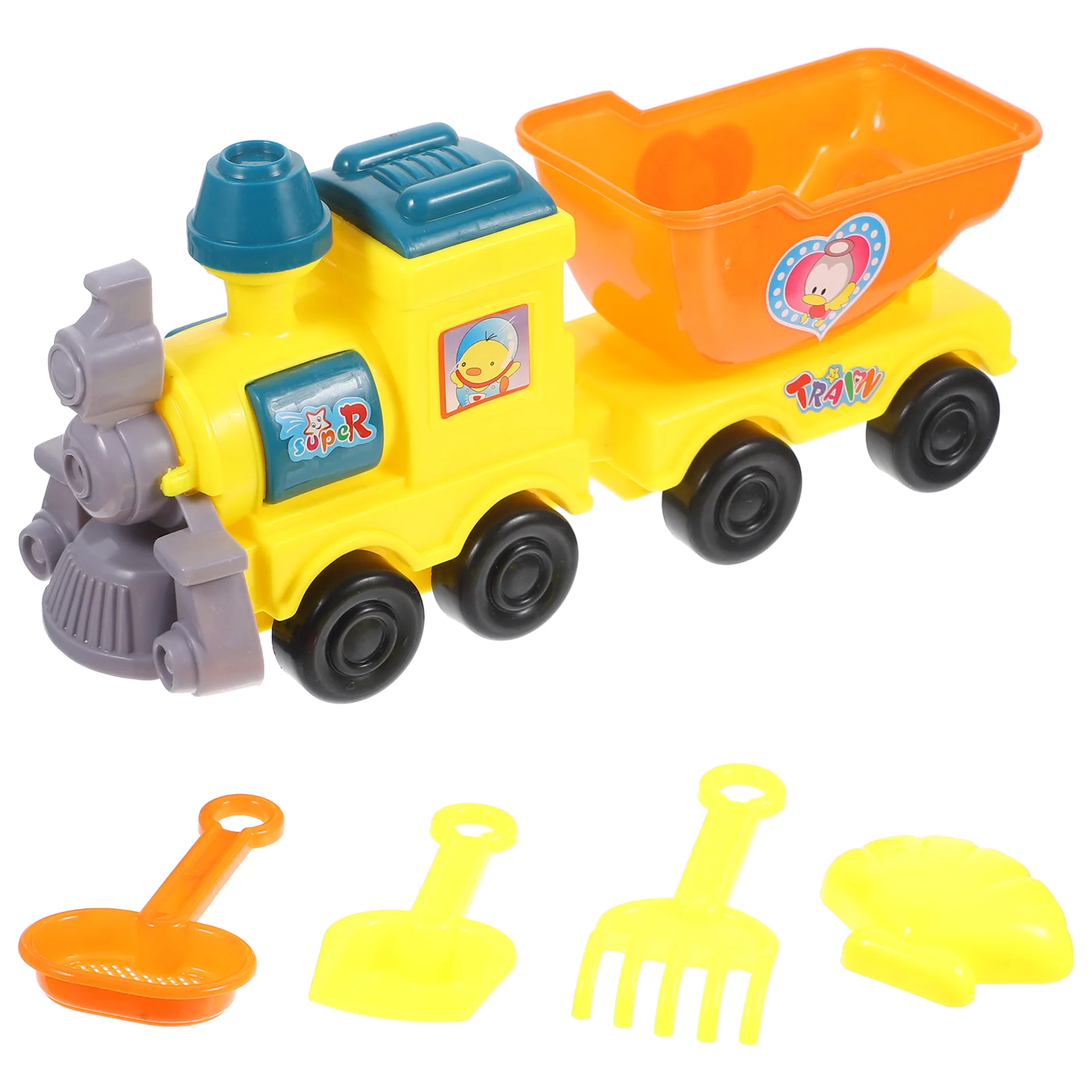 

Beach Train Toy Sandbox Toys Childern Kids Water Playing Summer Playthings Digging