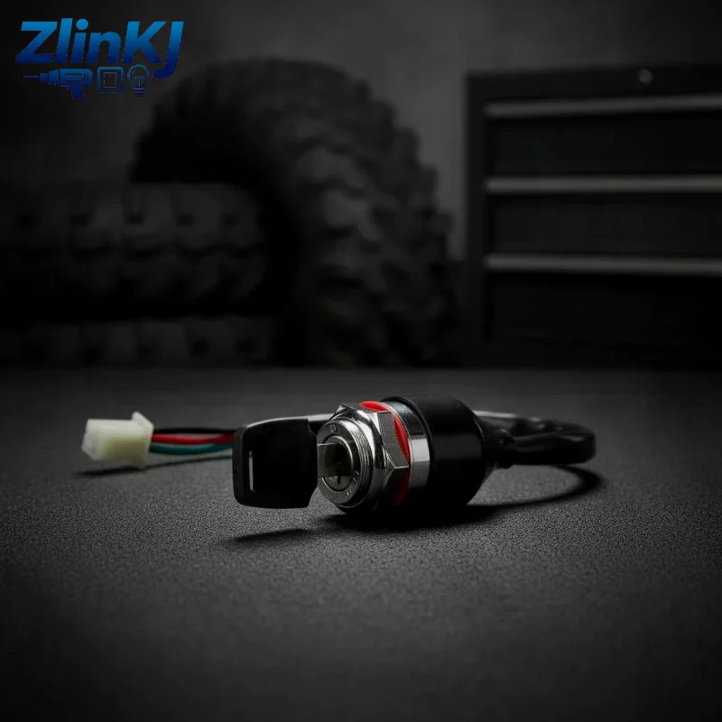 4-Wire Ignition Switch With 2 Keys Suitable For 50cc-250cc Motorcycles ATVs Go-Karts Premium Waterproof Durable Material