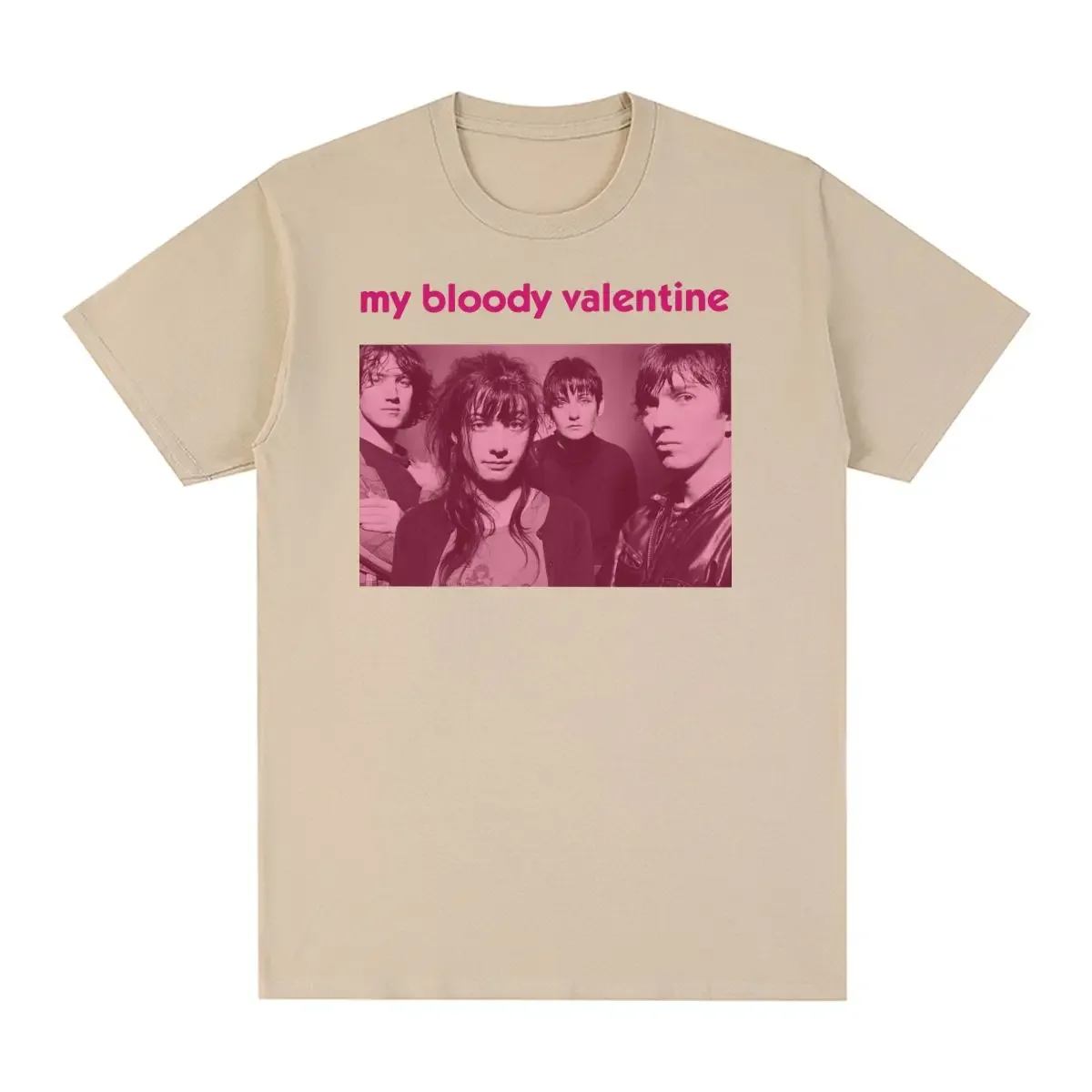 New Tee Tshirt  mens TopsvMy Bloody Valentine T-shirt Slowdive Jesus and Mary Chain Ride You Made Me Realise Cotton Men T shirt