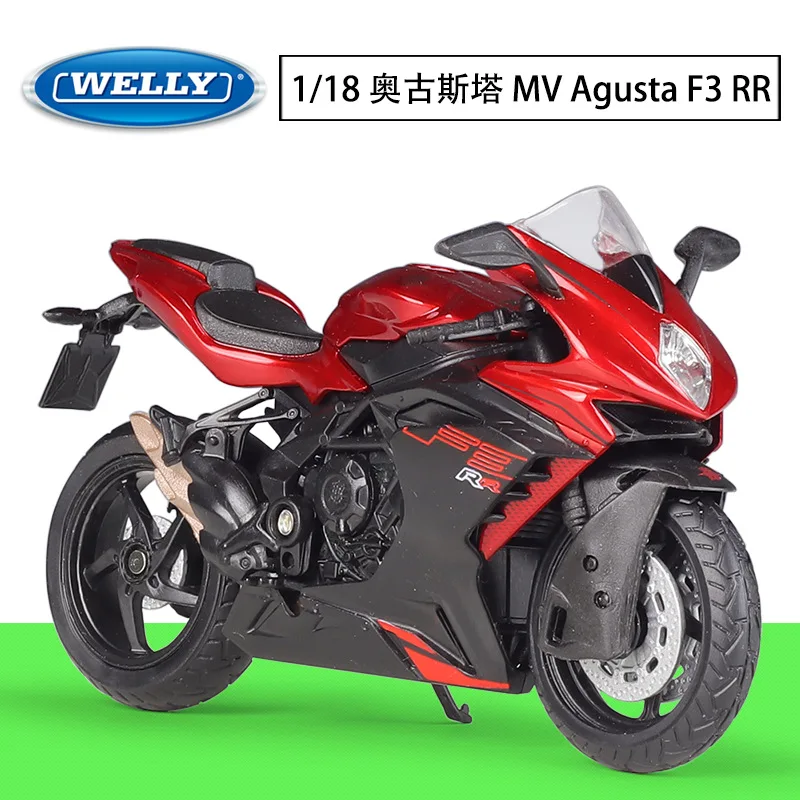 

WELLY 1:18 MV Agusta F3 RR высококлассная модель из сплава коллекция для взрослых декоративные подарки игрушки для мальчиков