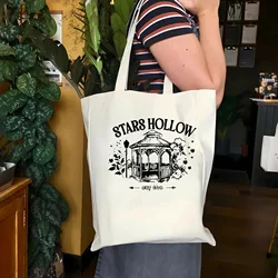 Stars Hollow Fall tote bag Gilmore Girls canvas bag Gilmore Girls Merch Gilmore Girls popularna torba na ramię Luke's Diner tote bag