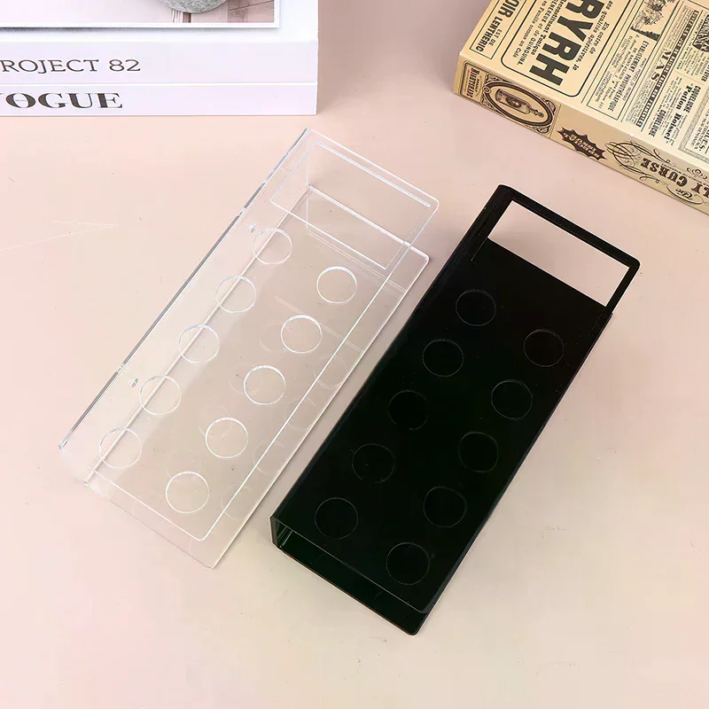 

1 шт. акриловый держатель для маркеров с 10 слотами - настенная стойка для хранения сухого стирания, классический дизайн, подходит для офиса