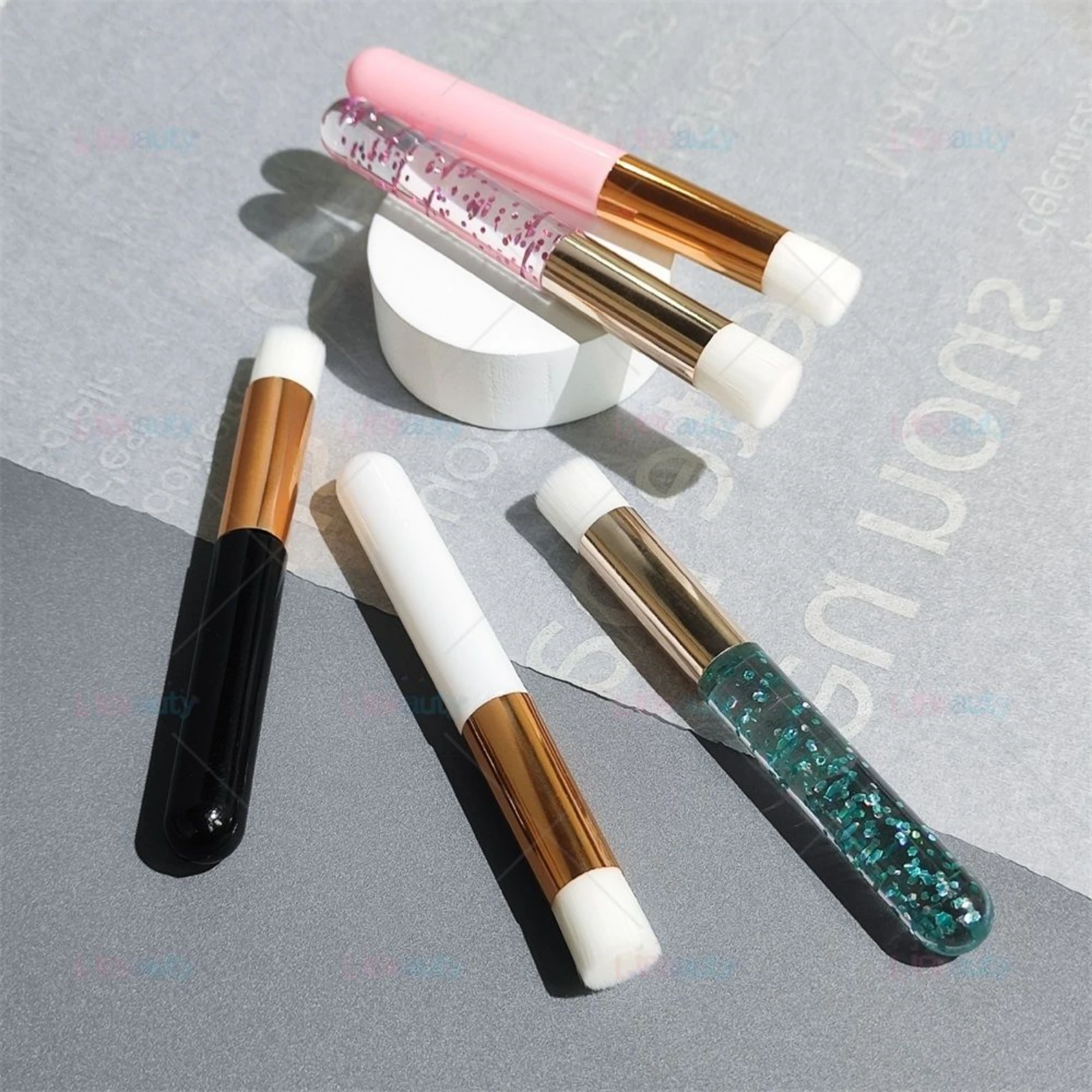 Libeauty Wholesale Eyelash Cleaning Brushes For Eyelash Extensions Glitter Lash Shampoo Brushes Nose Pore Cleansing Makeup Tool