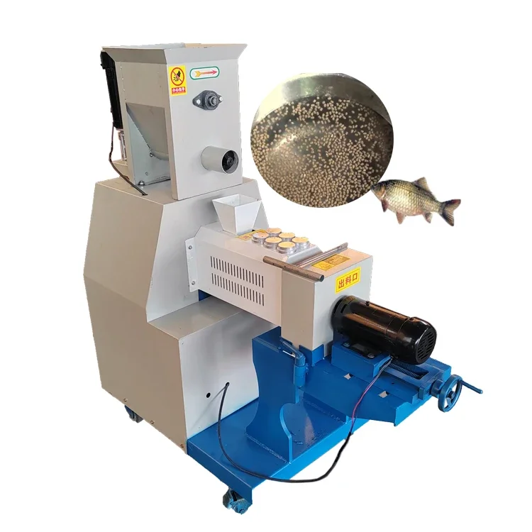 Floating Fish Feed Pellet Extruder Granule Making Mill Machine for Salmon Feed Production