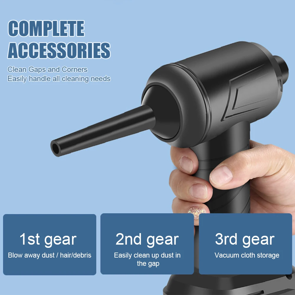 300W Wireless Car Vacuum Cleaner 12000PA Strong Suction Handheld Portable Vacuum Rechargeable Mini Vacuum Cleaner Accessories