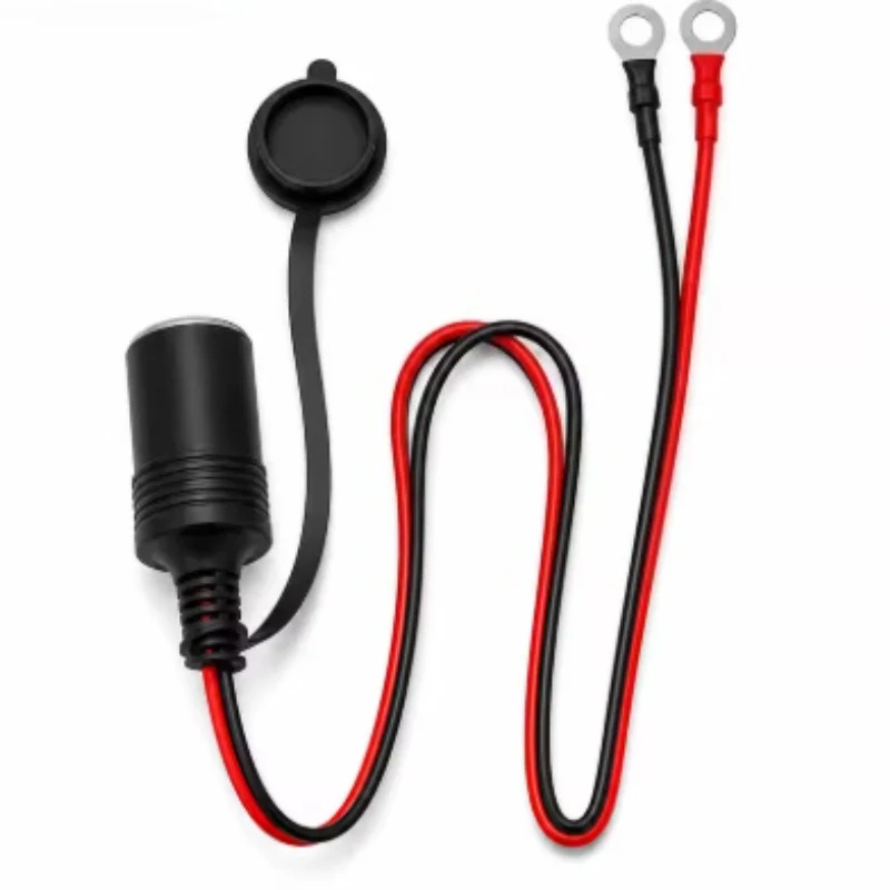 12AWG Cigarette Lighter Female to SB50/M8 Adapter Cable 12V DC Current Cord for RV Solar Generator and Portable Power Station