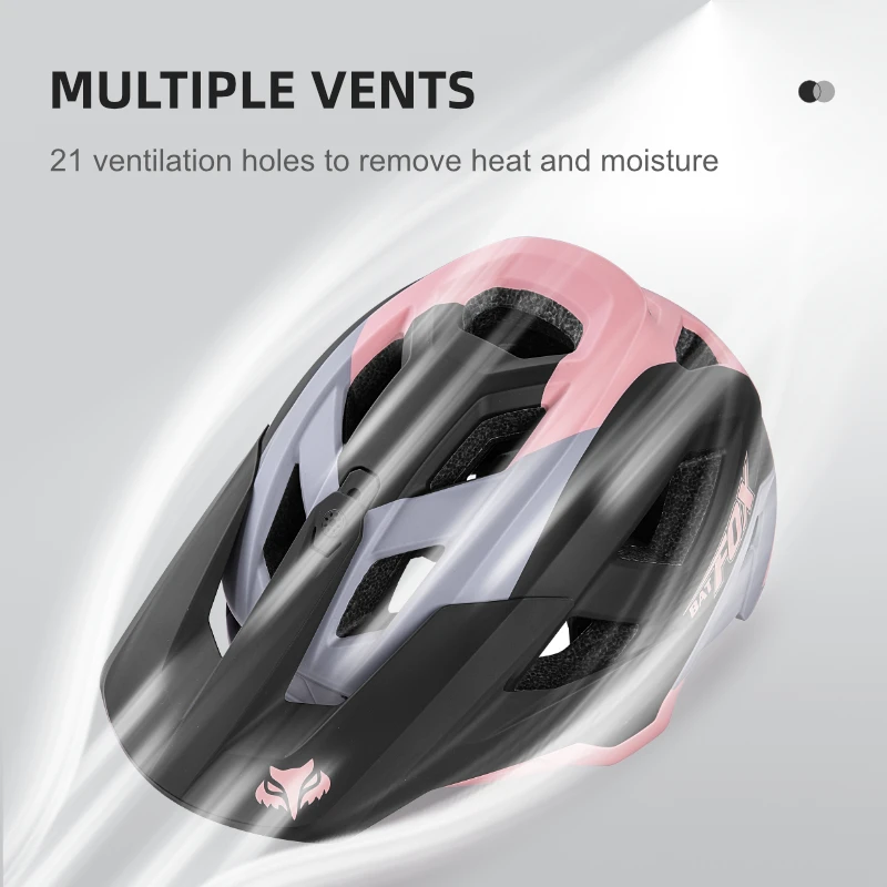 BATFOX 2026 Bike Helmet Integrated Molding Road MTB Bicycle Helmet Impact Resistant Sports Safety Hat Men Women Cycling Helmets