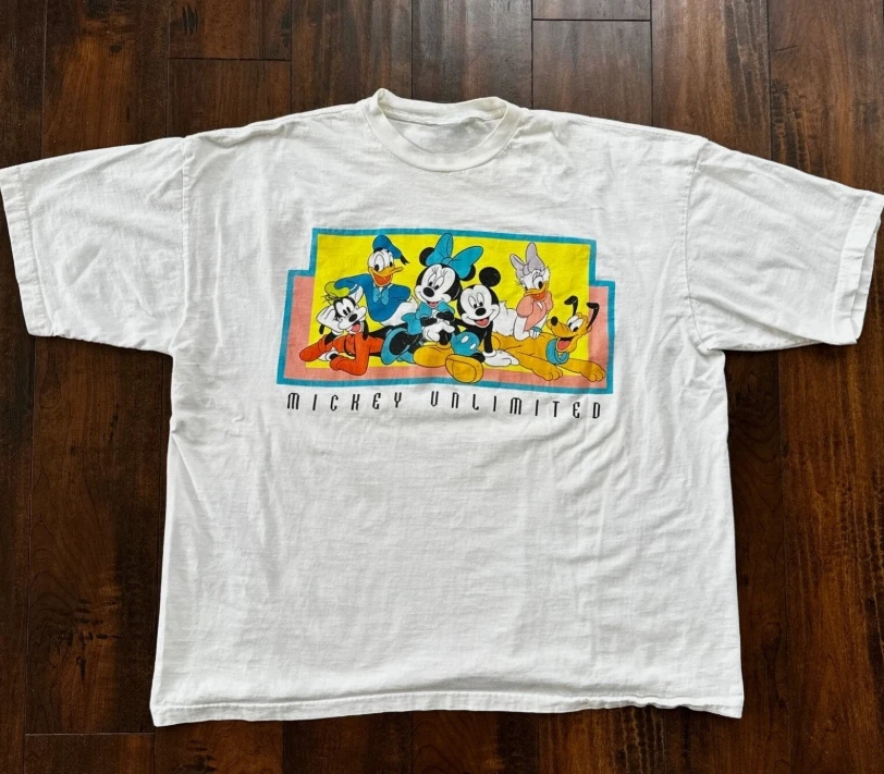 

Официальные футболки с принтом персонажей Disneyland, женские футболки, футболки для любителей персонажей аниме для пар