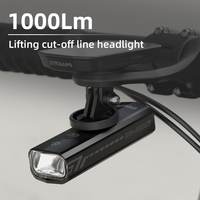CYCLAMI Headlight 1000LM Bike Light Waterproof Rechargeable Front Lamp Bicycle Light Aluminum Ultralight Flashlight