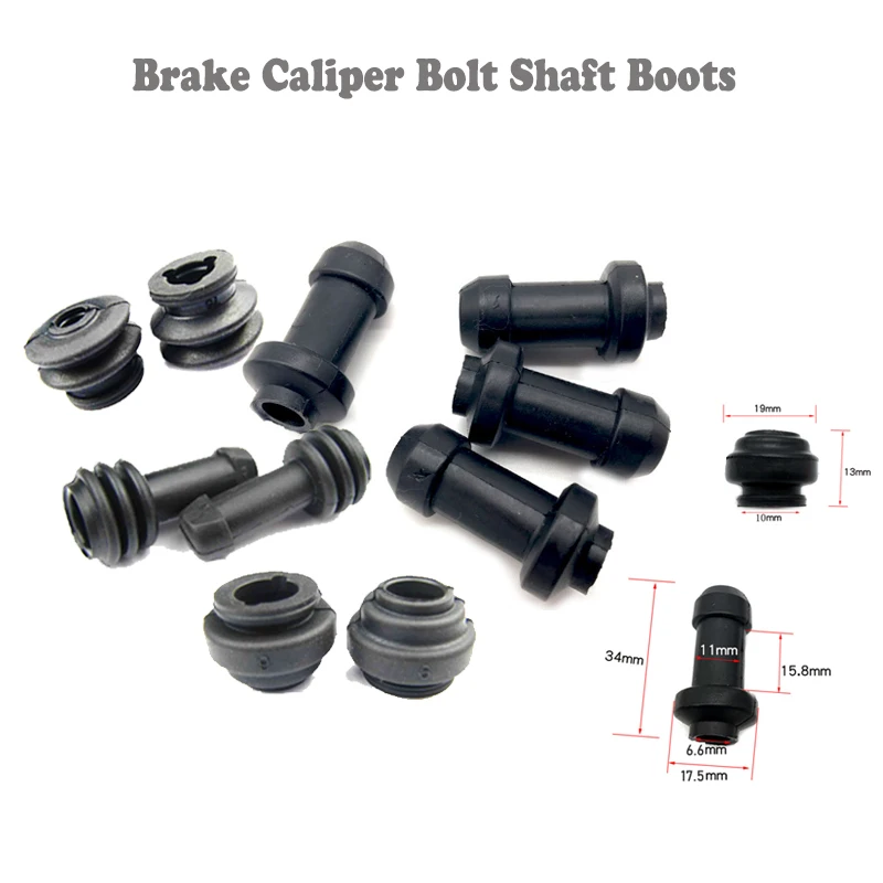 

Motorcycle Scooter Rubber Cap Dust Cover Upper & Lower Pump Brake Caliper Bolt Boots Shock Absorber Sleeve Waterproof Protect
