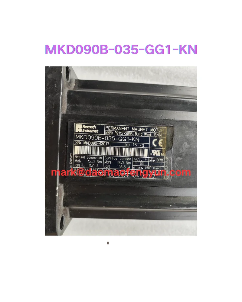 

MKD090B-035-GG1-KN Second hand servo motor test OK,