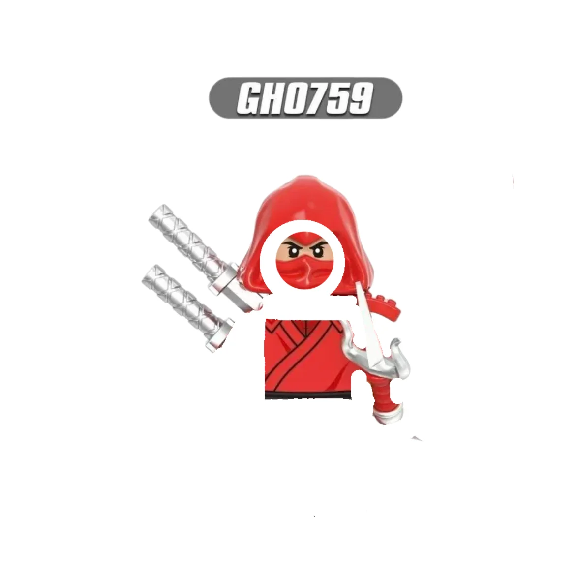 MOC Bouwstenen Minifiguren G0197-G0198 Assemblagemodel Ornamenten, Anime TV-personagespeelgoed, Feestdagencadeaus & verzamelobjecten