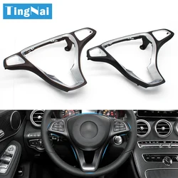 Car Steering Wheel Cover Trim For Mercedes Benz A B C CLA CLS W176 W246 W205 W117 W218 W213 C300 C63 CLS550 C180 C200 C260 B200