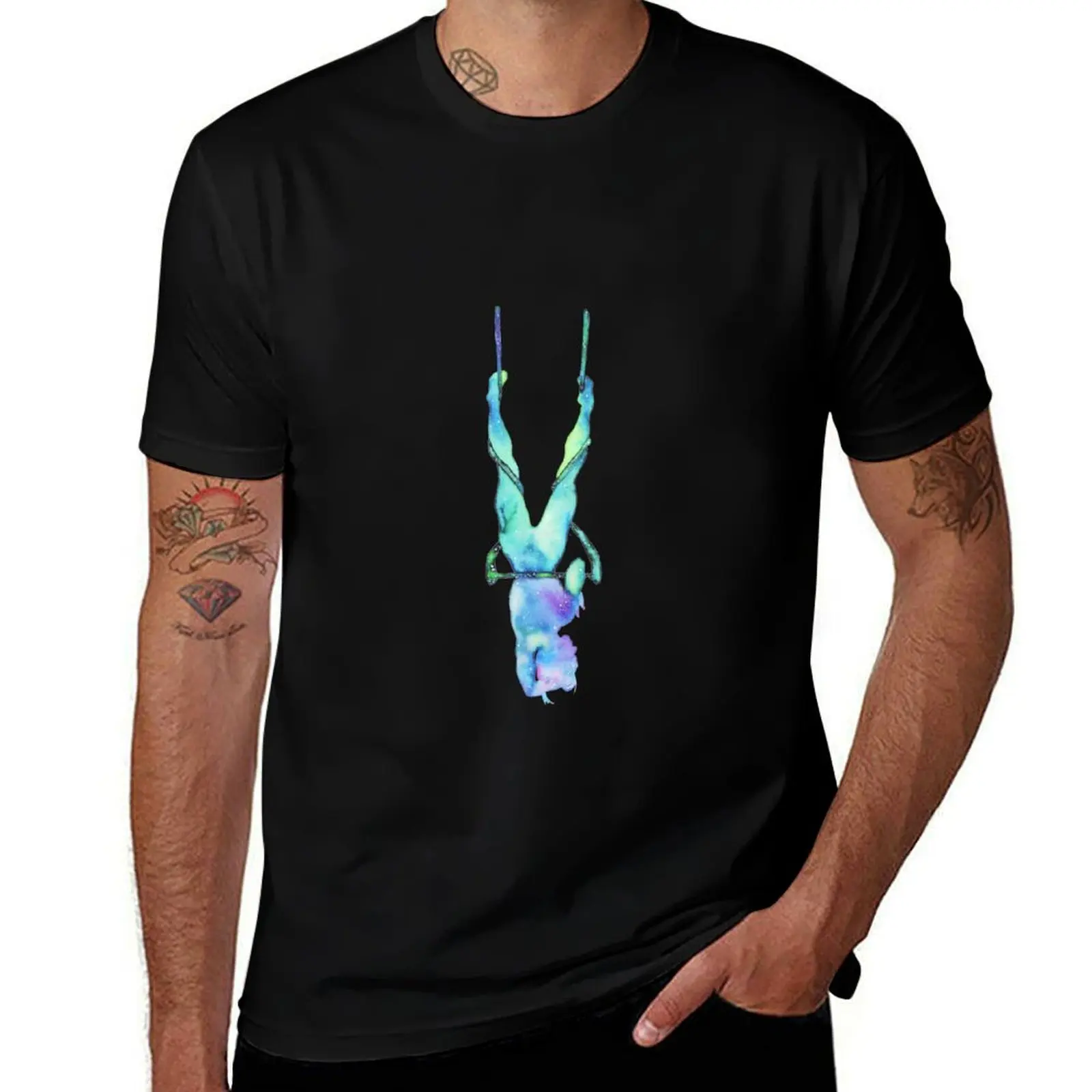 

Trapeze girl T-Shirt man t shirts graphic man t shirt cotton T-Shirt