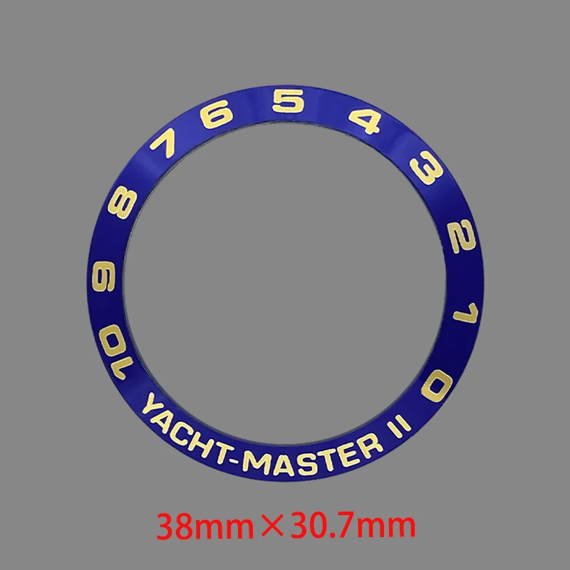 38mm Tilt Aluminum Bezel Insert Ring Fits SRPD SUB GMT SKX007 SKX009 Watch Case NH35 NH36 Movement Men's Watch Part Refit