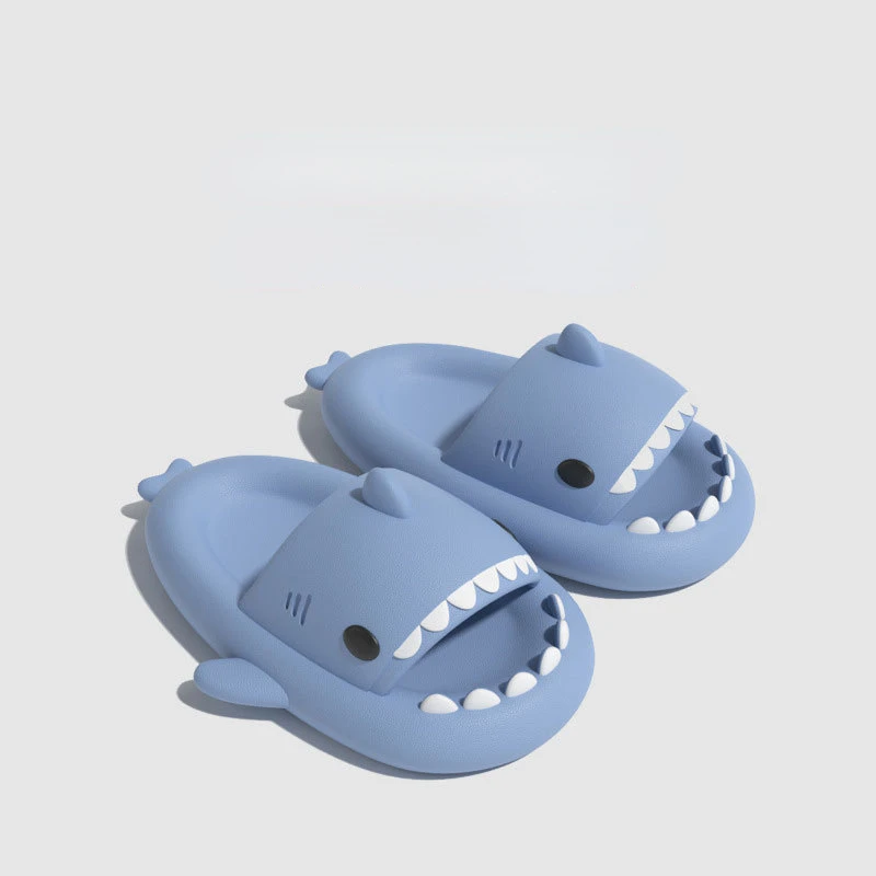 Shark slipper female cloud children clapping summer soft sandals non slip flip flops Family indoor outdoor funny family flats