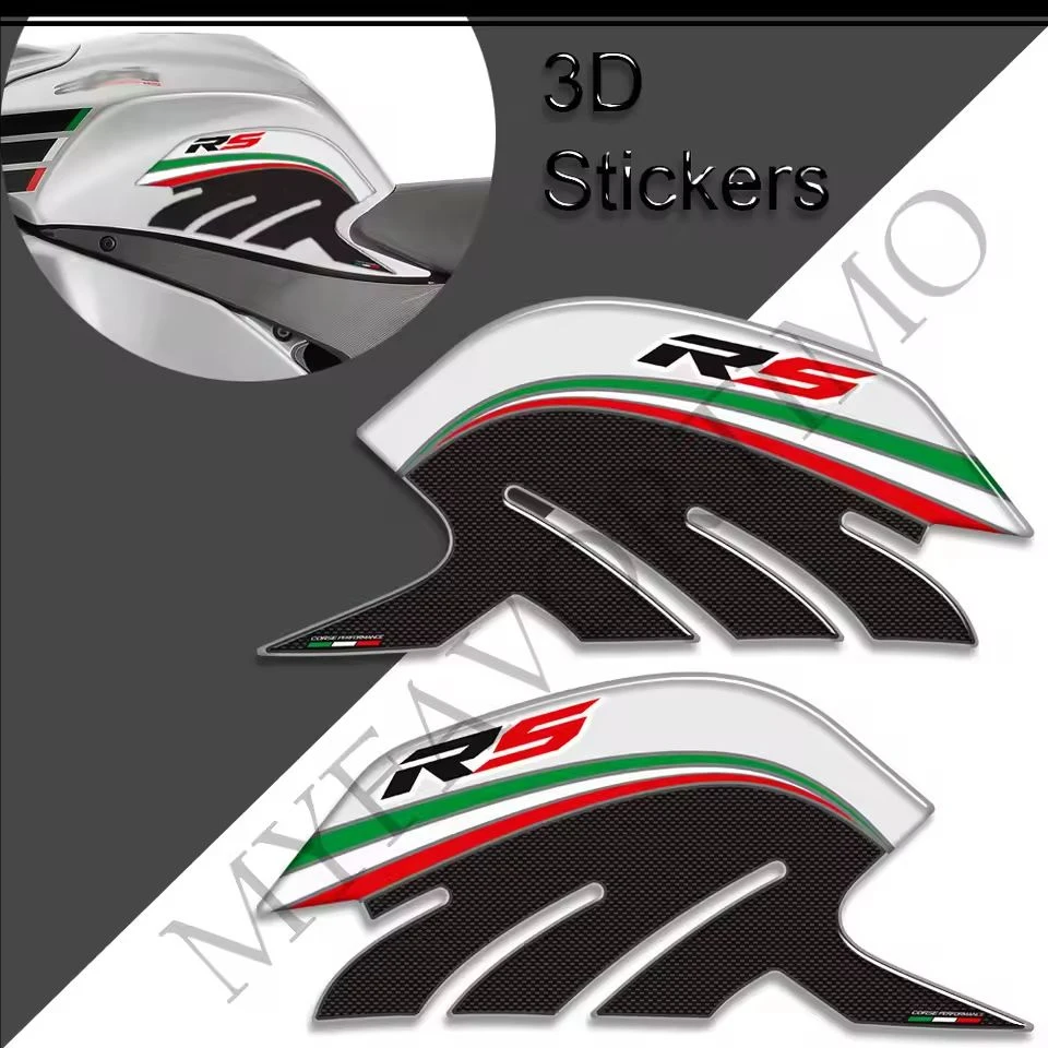 Motorcycle Tank Pad Stickers Protector TankPad Grips Gas Fuel Oil Kit Knee Decals For Aprilia RS4 RS50 RS125