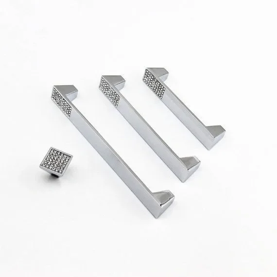 

3,75 ''5''6,3'' хрустальные ручки, ручки для ящика комода, ручки, серебряная прозрачная стеклянная хрустальная ручка для шкафа, декоративная блестящая ручка