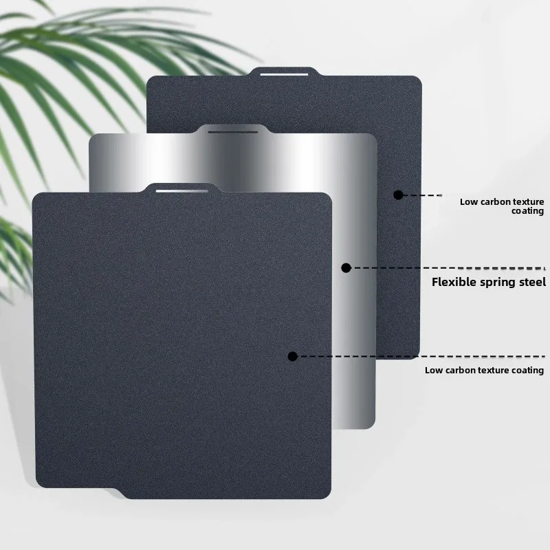 1/2 قطعة 256 مللي متر بلوبورد السبورة مناسبة ل Bambu A1/P1P/P1S/X1/X1C/X1E على الوجهين محكم ثلاثية الأبعاد طابعة الربيع لوح فولاذي #5