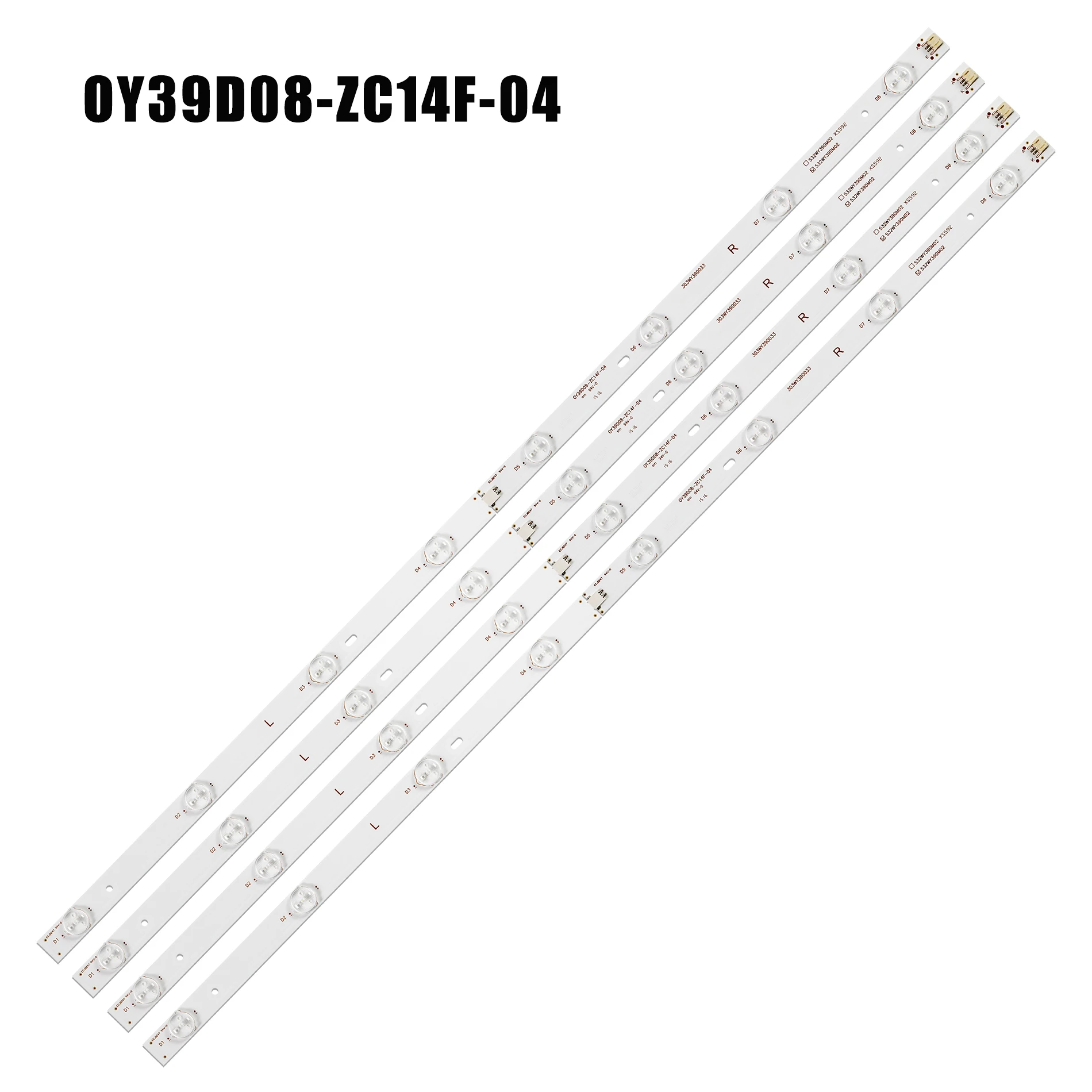 

40pcs LED Backlight For LED-39B700S LED-39B350 LE39D58 OY39D08-ZC21F ZC14F-04 0Y39D08-ZC21F-04 303WY390037 LE39D59SA 39B700