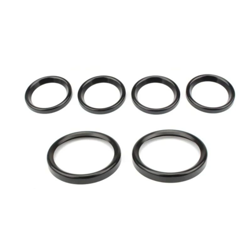 Motorcycle Speedometer Trim Ring CNC Instrument Cover Burst Gauge Bezel Kits For Touring Road Electra Street Glide 96-13