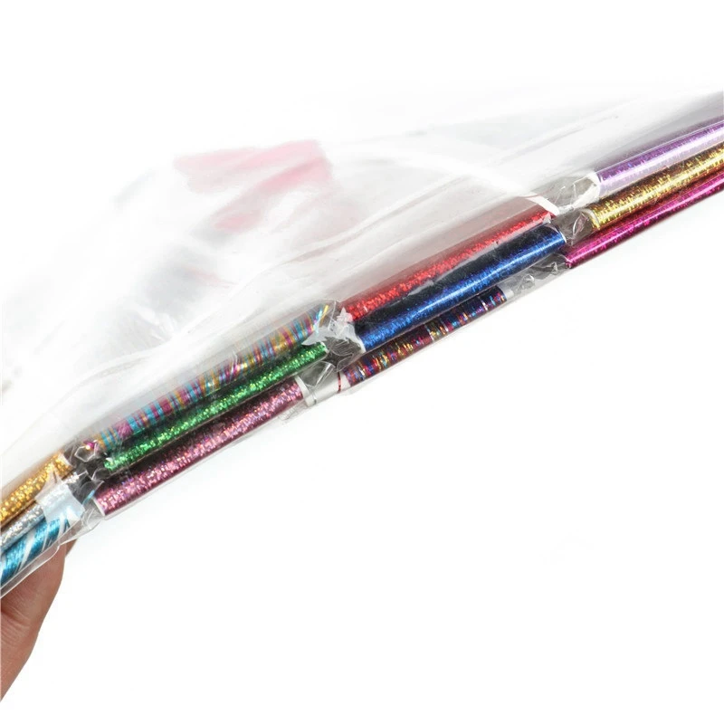 A24P@ Hair Tinsel Strands With Tools 12 Colors Hair Tinsel Strands Kit, Hair Extensions Glitter Shiny Silk Tinsel