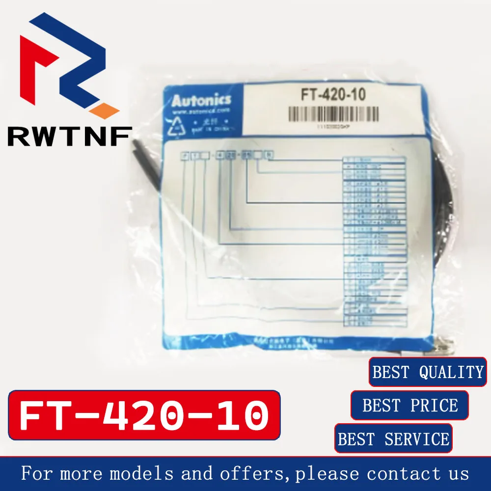 Brand New Genuine FT-420-10 AUTONICS Diffuse back-reflection fiberoptic,100% original warehouse stock
