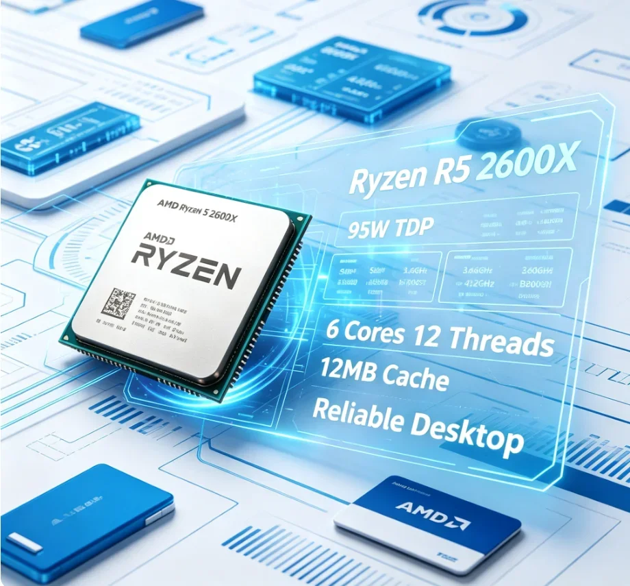 amd-ryzen-5-2600x-12nm-craft-desktop-processor-12mb-l3-cache-6c12t-am4-socket-mid-tier-gaming-assembly-cpu-without-cooler