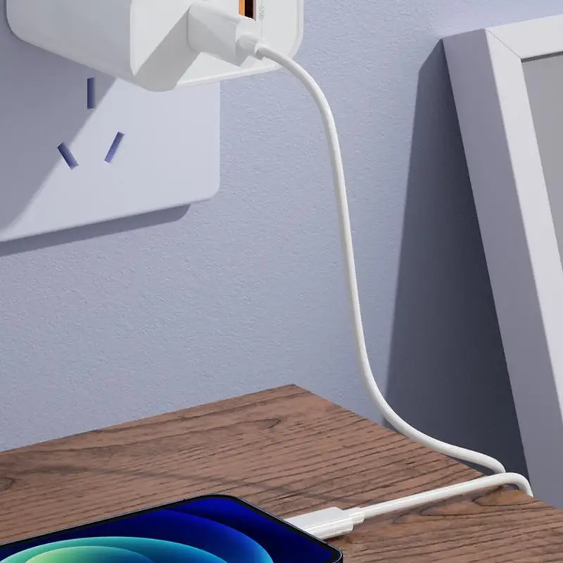 USB C에서 USB C 케이블 고속 충전 코드, 고속 연결 듀얼 C타입 인터페이스, 노트북, 태블릿, 휴대폰용, 6A, 120W