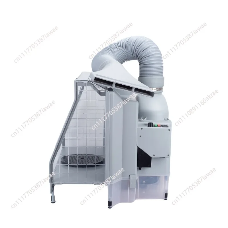 Water curtain exhaust fan model painting and coloring workbench painting fan mist absorber