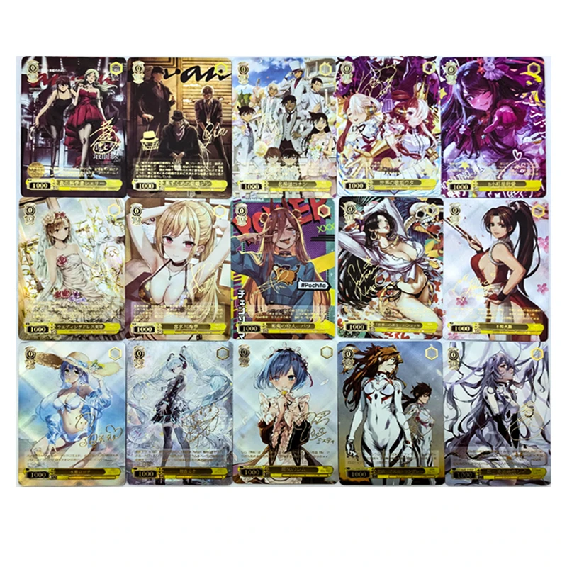 

Anime Goddess Story Hatsune Miku Kitagawa Marin Rem Boa Hancock Uta Diy Collection Cards Christmas Birthday Gifts Children's Toy