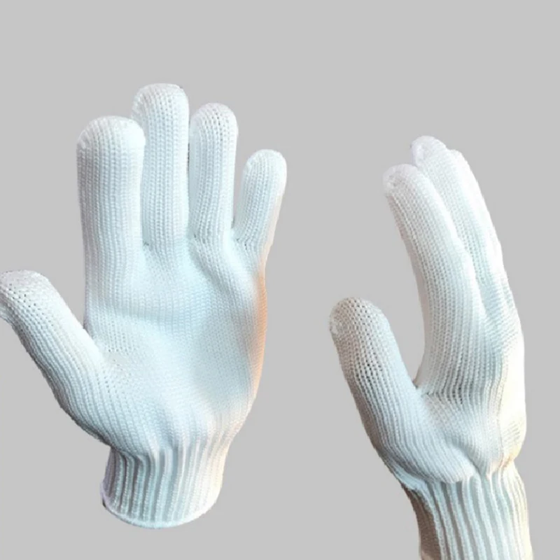 200 Degree High-temperature Heat Resistant Anti Burn Heatproof Gloves Oven Kitchen White Gloves Insulation Workshop Mould Gloves