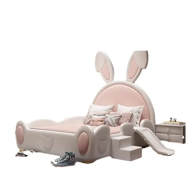 

Girl princess bed children's bed Internet celebrity rabbit single bed