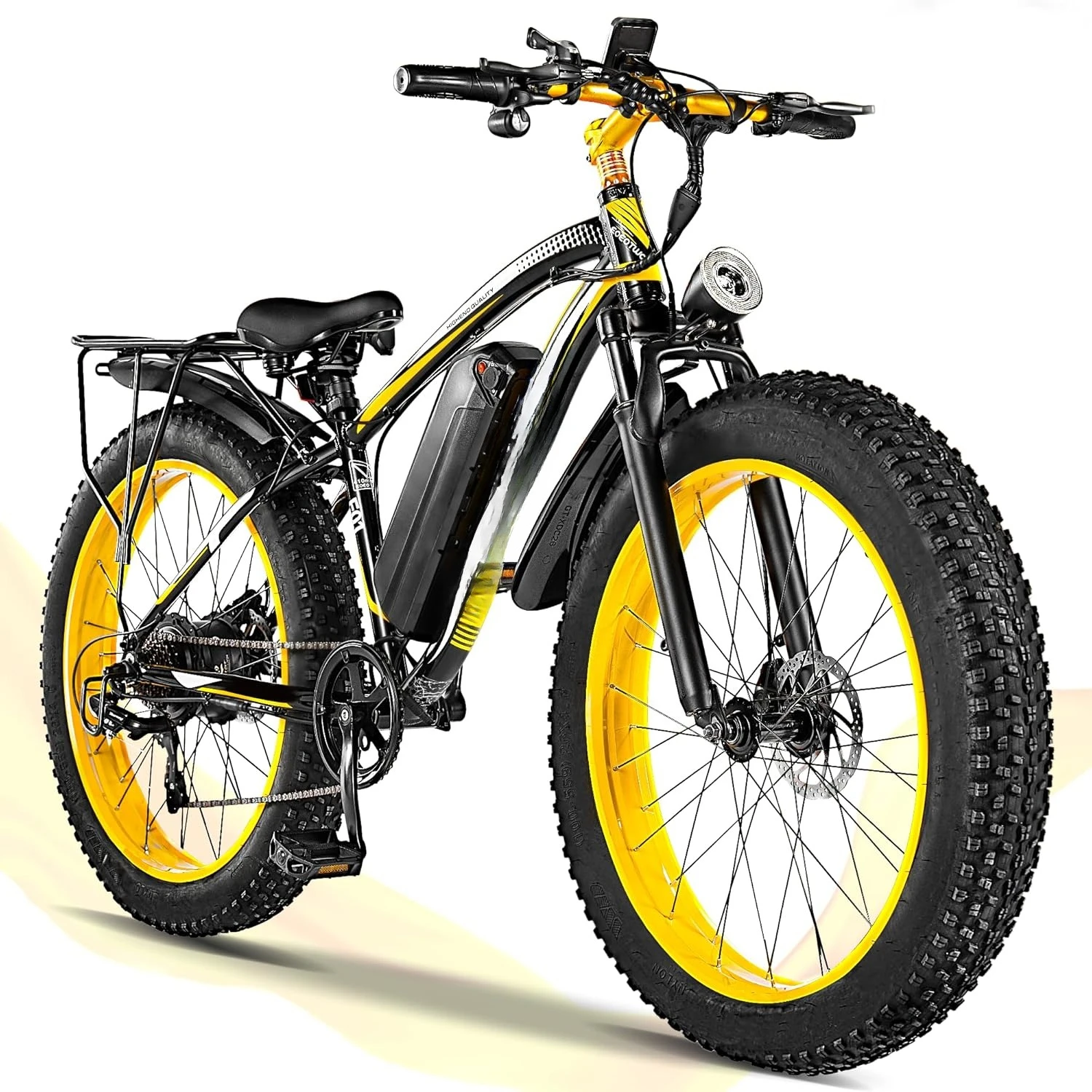 

Electric Bike for Adults,1500W Peak Motor E Bikes, 26" Fat Tire Electric Bicycle, 30/33 MPH 60/70 Miles Electric, Custom