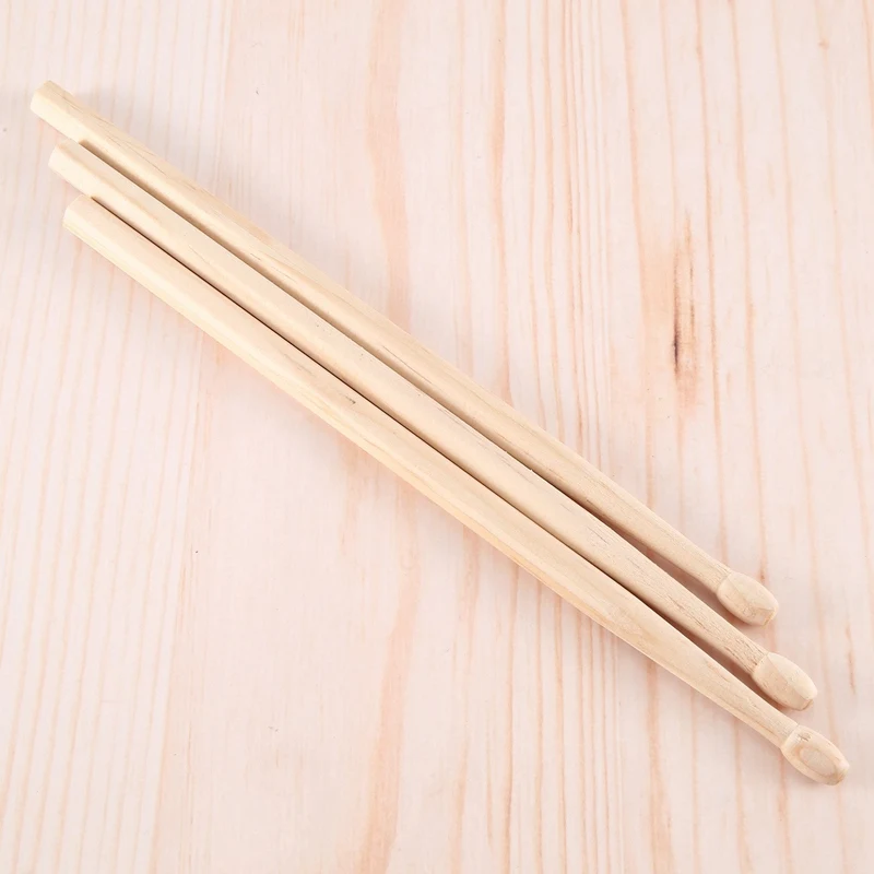 30 PCS Wooden Pencil HB Pencils Shaped Like Drum Sticks Drumstick Pencil Stationary Supplies For School & Office