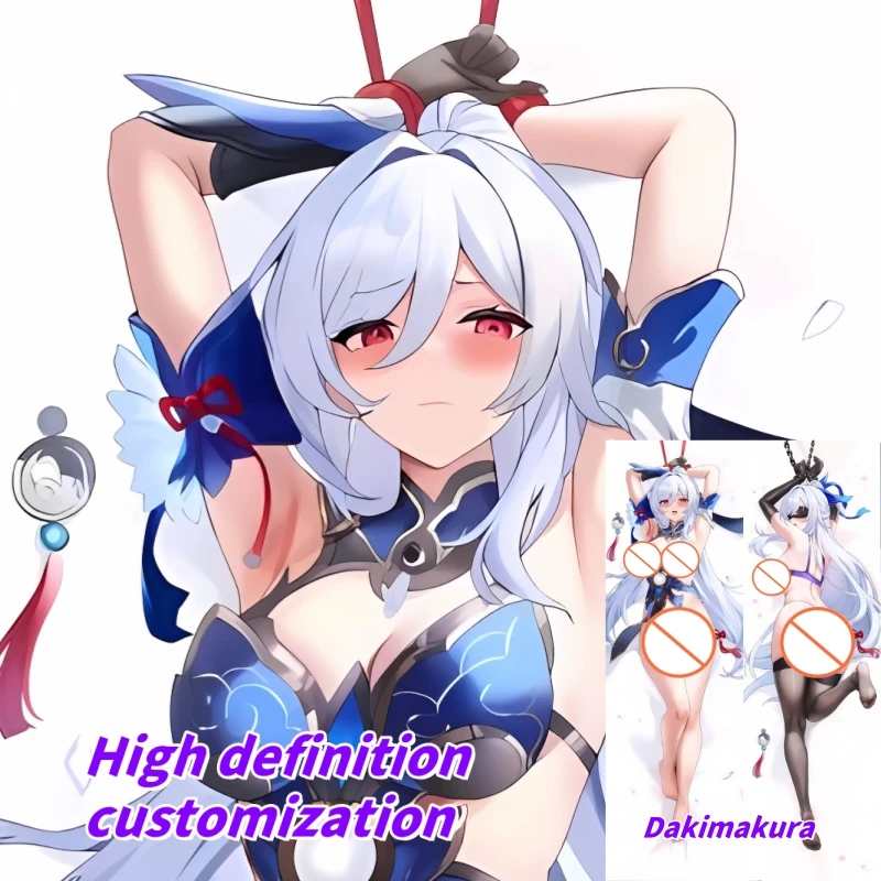 

Dakimakura Anime Pillow Case Honkai: Star Rail Jingliu Double-sided Print Of Life-size Body Pillowcase Gift