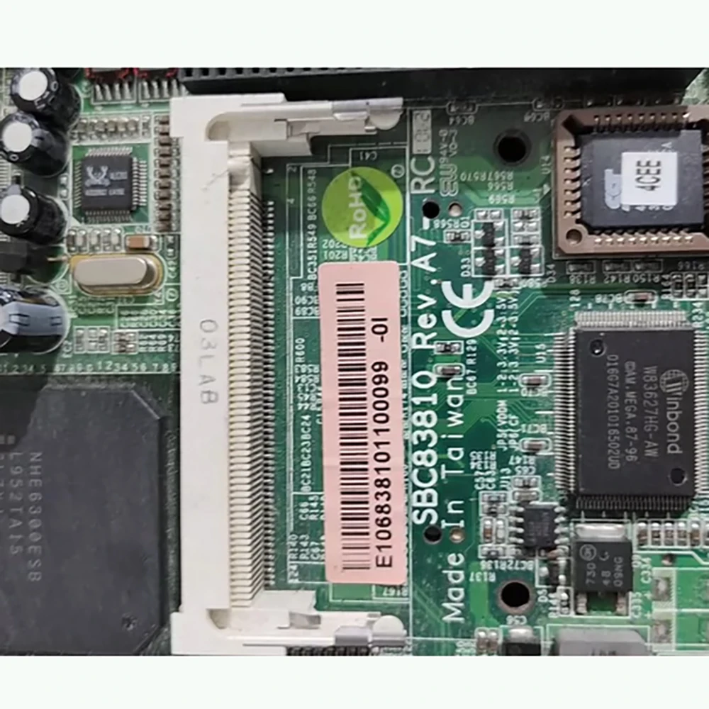 Embedded Industrial Control Motherboard SBC83810 Rev. A7-RC
