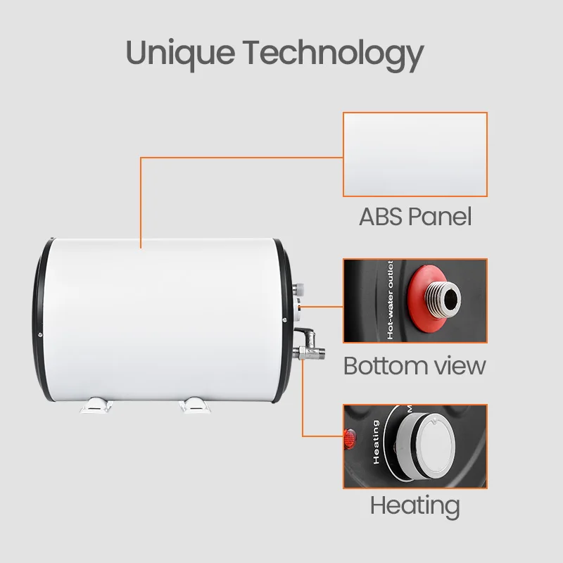 เครื่องทําน้ําอุ่นคุณภาพสูง 10L 15L Dual Power 12V 220V Camper RV หม้อไอน้ําเครื่องทําน้ําอุ่นถังสําหรับ Caravan Storage