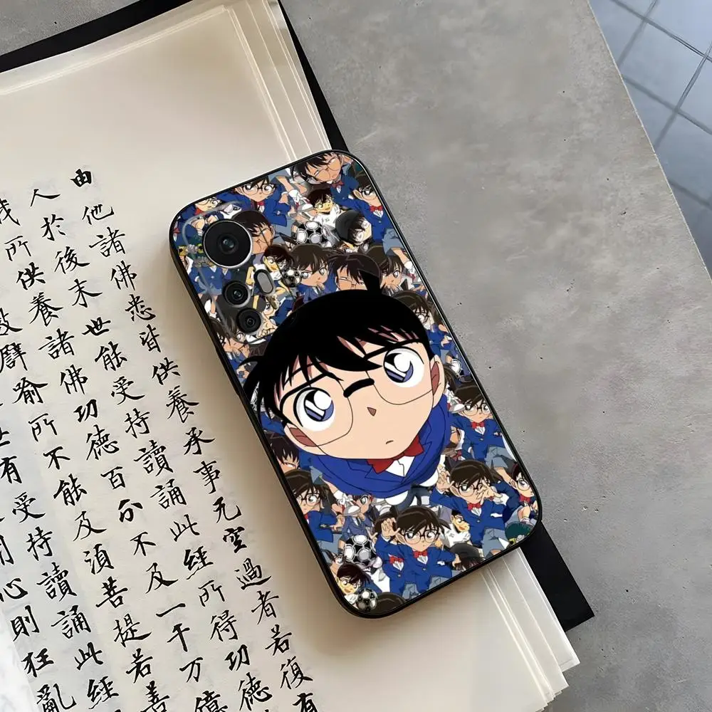 

Detective Conan Anime Phone Case Fundas for Xiaomi Redmi Note 14 10 13 12 Pro POCO F4 F5 X5 Pro 12 13 11T Lite Ultra Cover