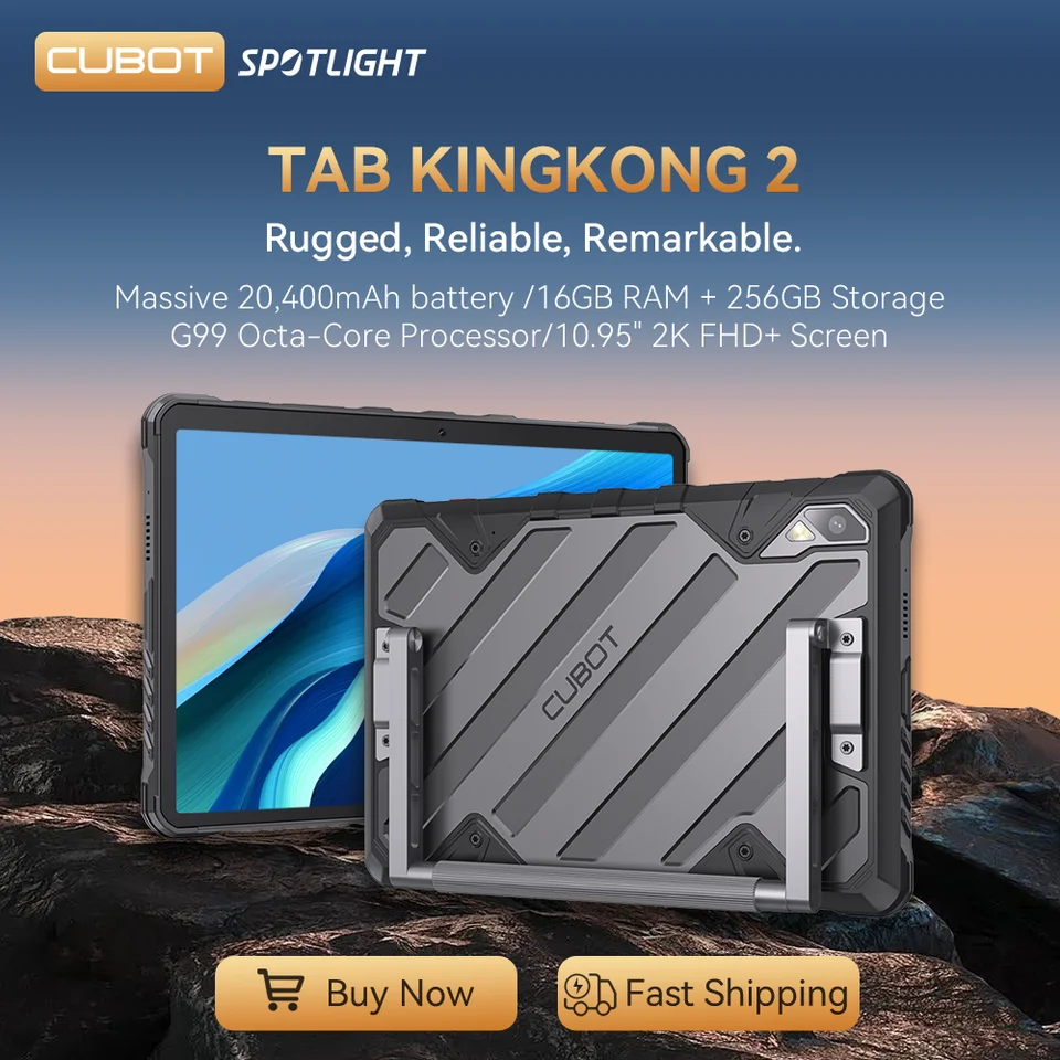 チ*ワ様 Cubot Kingkong tablet 10インチタブレット CUBOT Tab KingKong Android 13, Rugged Tablet,10.1'' with 8GB+8GB