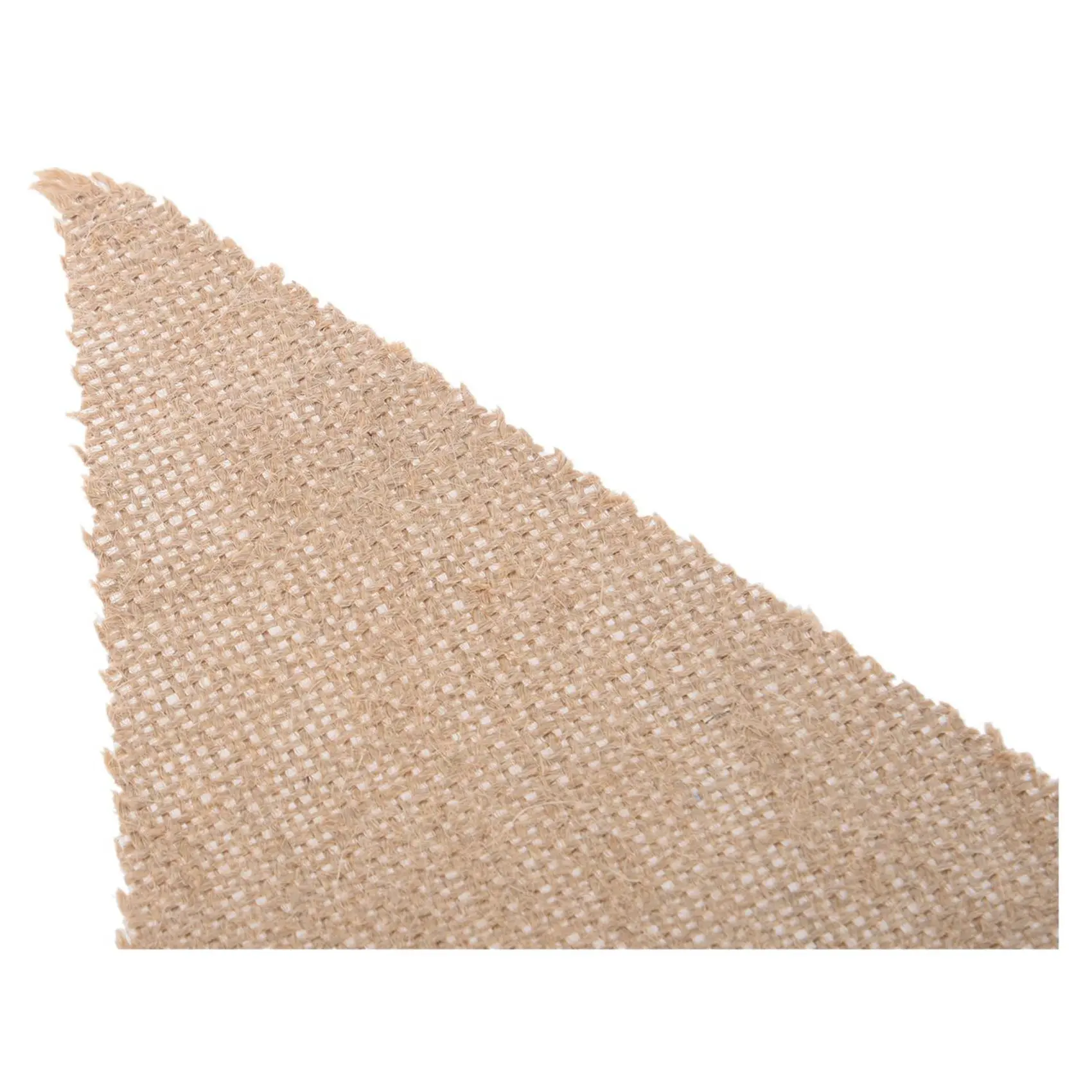 4Pcs 3.7M Rustic Jute Hessian Burlap Lace Bunting Shabby Chic Wedding Banner-AT30