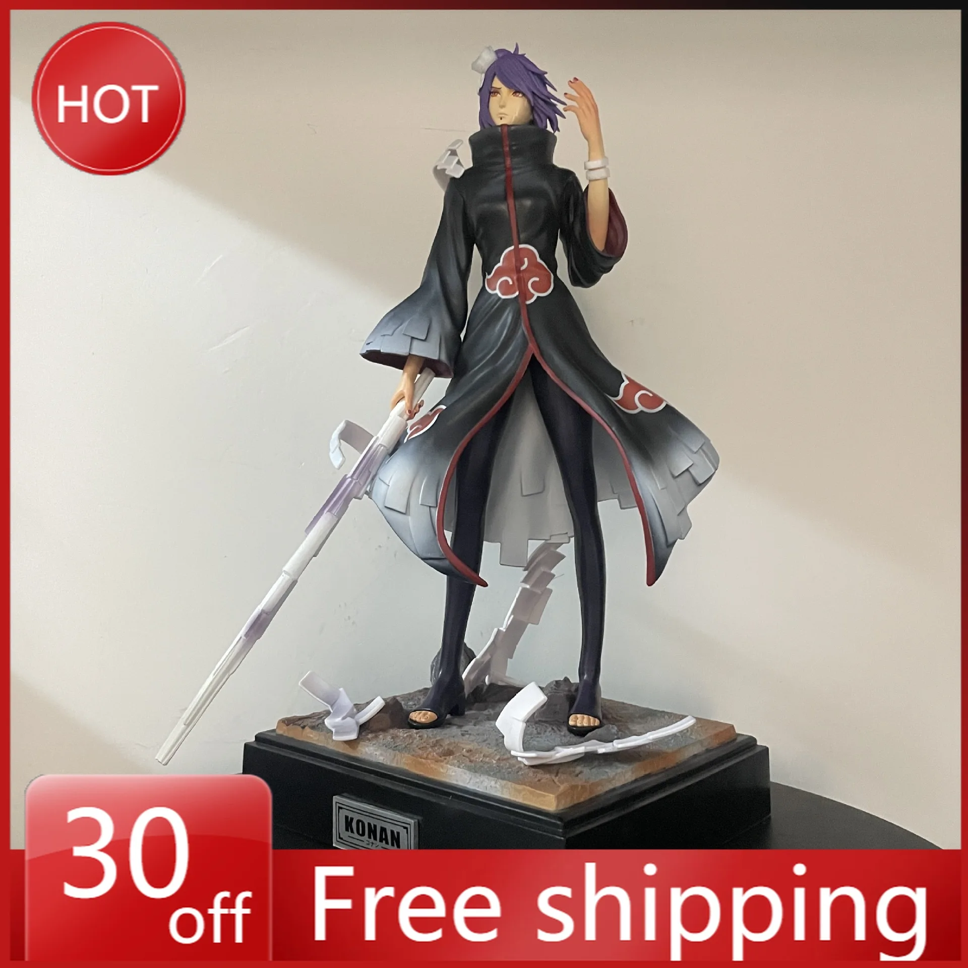 NARUTO 33cm New Anime Figure Perimeter PVC Model Standing Posture Statue Desktop Decoration Ornaments Birthday Gift Toys