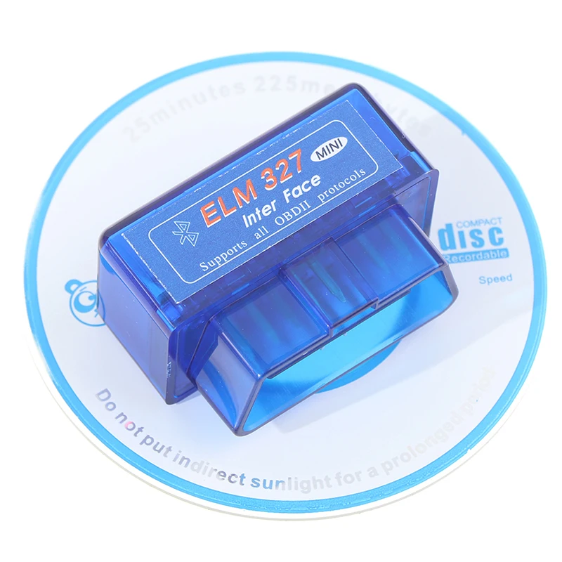 1PC MINI ELM327 V2.1 Bluetooth-Compatible PIC18F25K80 Chip Works for Multi-Cars ELM 327 V 1 5 OBD2 CAN-BUS Diagnostic Tool