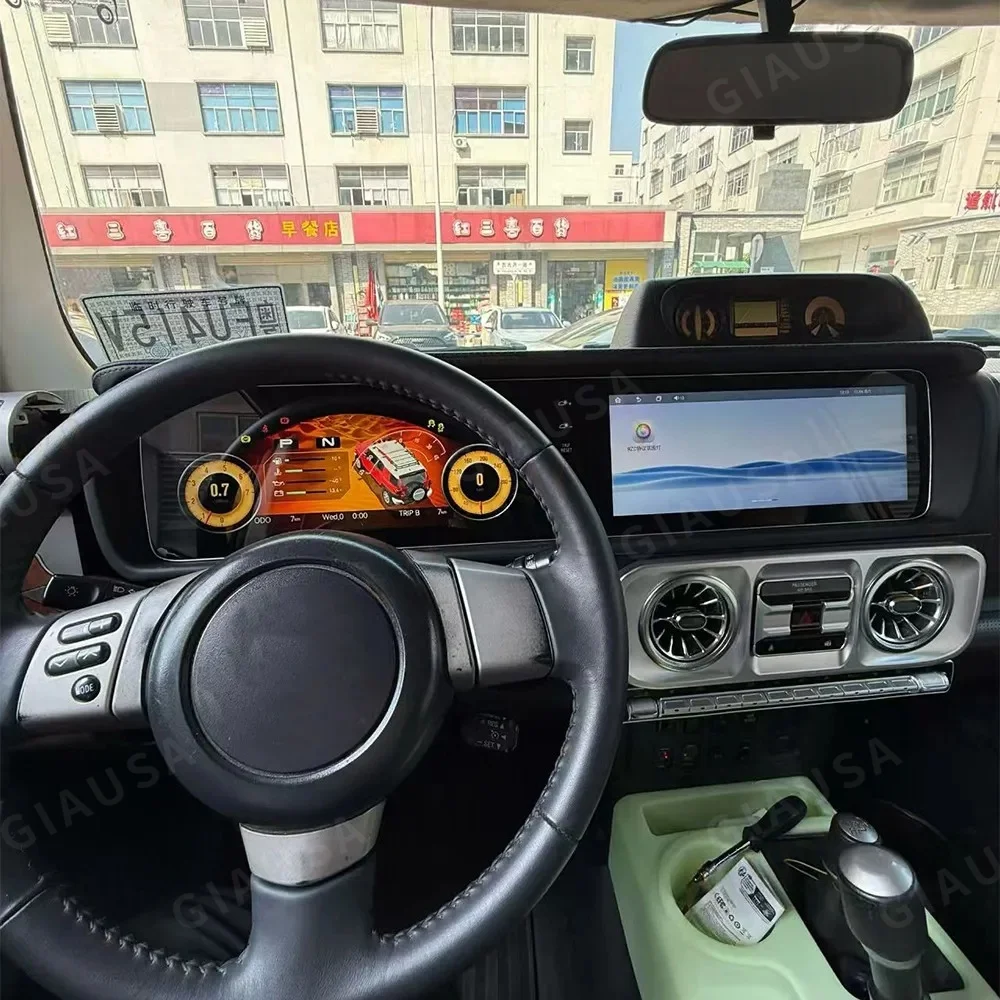 

Двухэкранный автомобильный мультимедийный проигрыватель Y на Android 14 с Carplay для Toyota FJ Cruiser 2007-2022, GPS-навигация, головное устройство