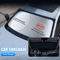 Folding Car Windshield Sun Shade Cover Visor UV Protector For BYD Han Tang Ev Song Plus Pro Dolphin Atto 3 Yuan Auto Accessories