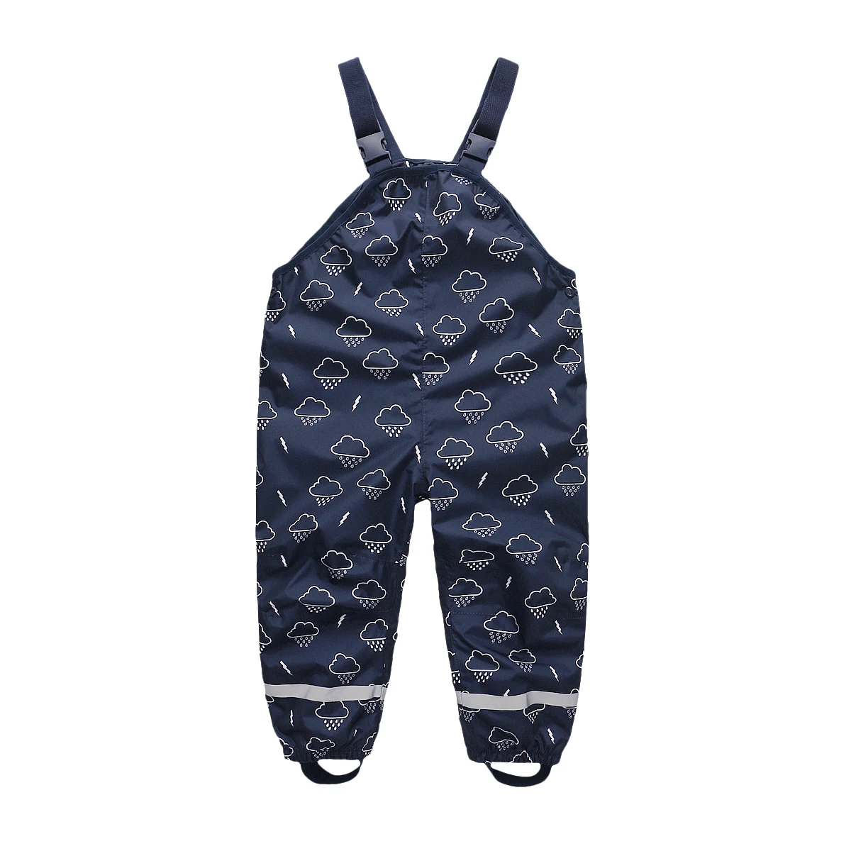 HONEYKING Children Waterproof Rain Pants Baby Jumpsuits Boys Girls Overalls Pants Fashion Kids Overalls Beach Sand Wading Pants